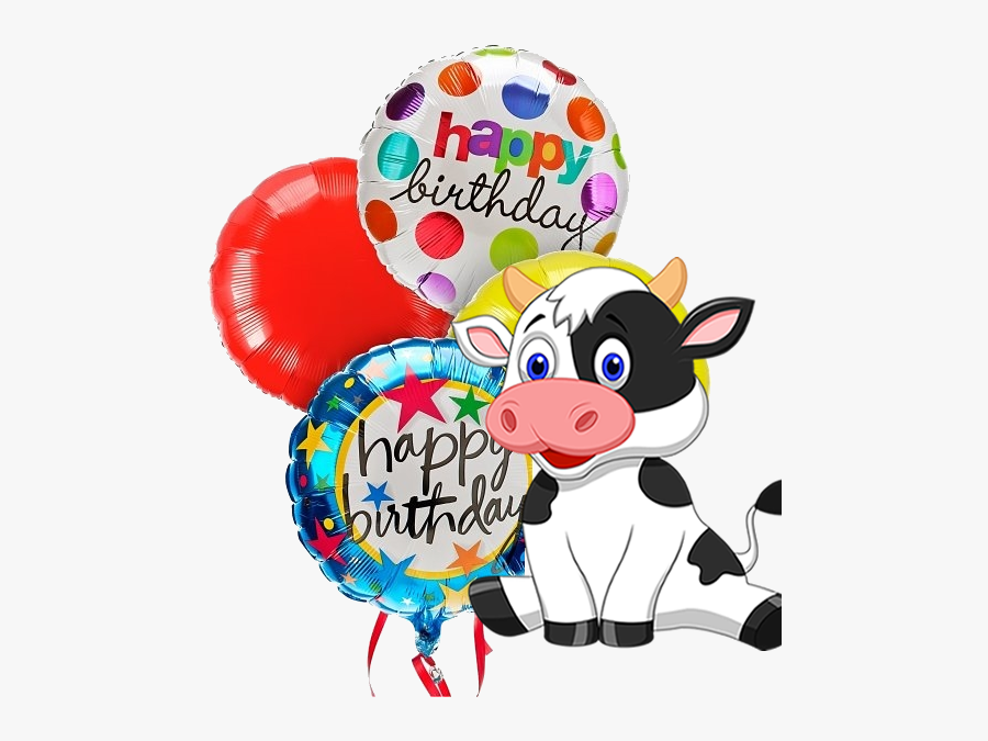 Transparent Old Macdonald Had A Farm Clipart - Cute Cartoon Cow Png, Transparent Clipart