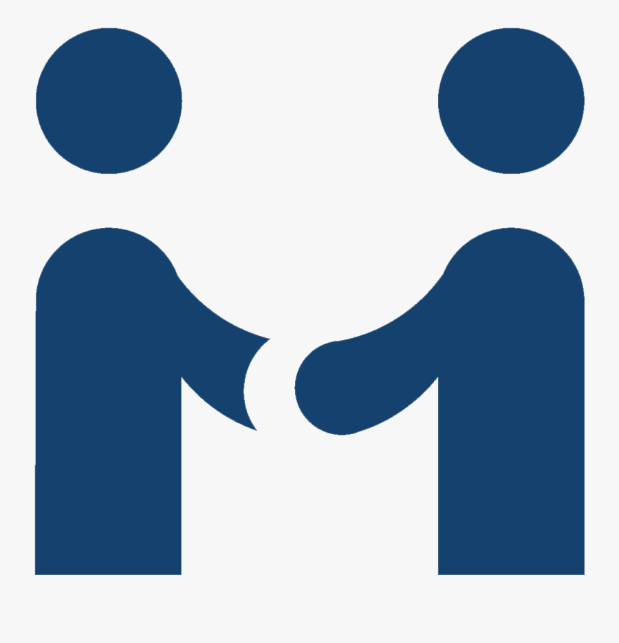 Crime Clipart Victim Crime - Face To Face Icon Blue, Transparent Clipart