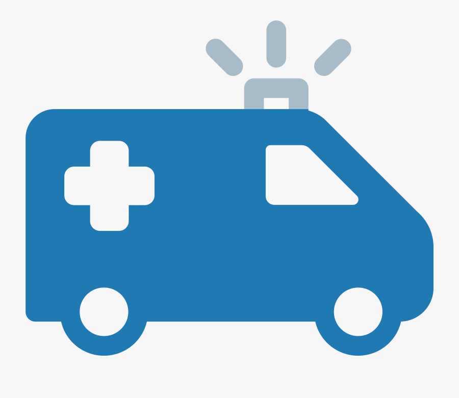 Qurbani Project Jiiu Charity - Ambulance Icon Png Blue, Transparent Clipart