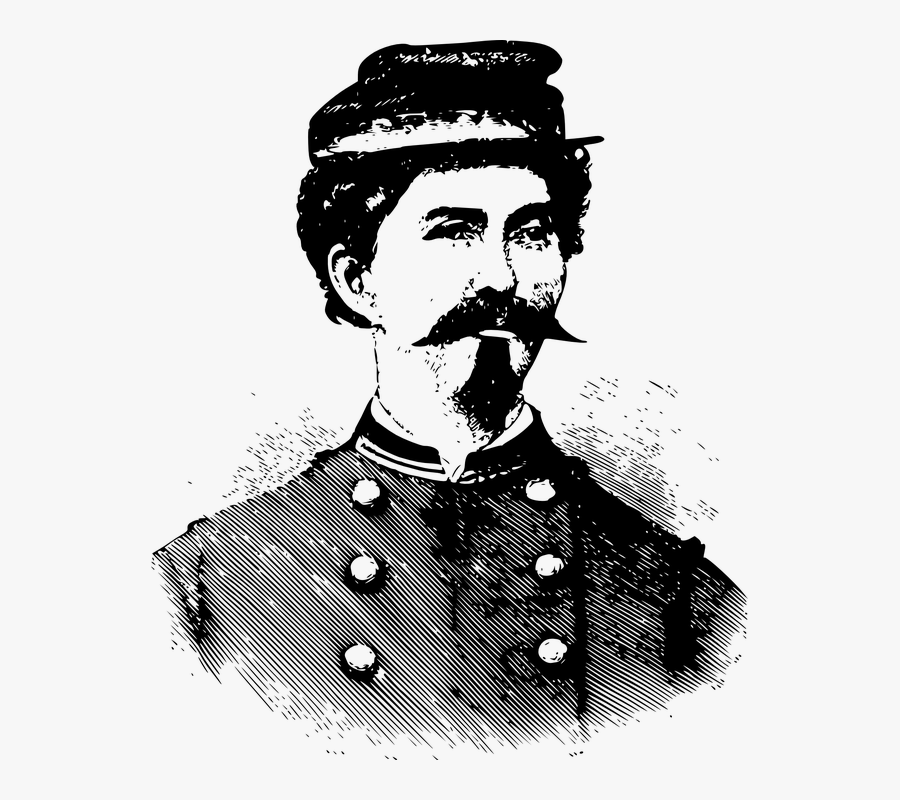 Transparent Us Soldier Png - American Soldier Civil War Drawings, Transparent Clipart