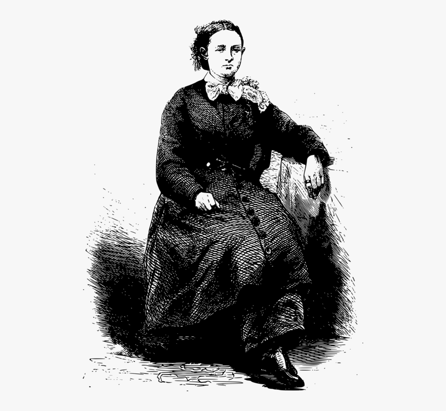 Standing,fur,monochrome Photography - Vintage Clothing, Transparent Clipart