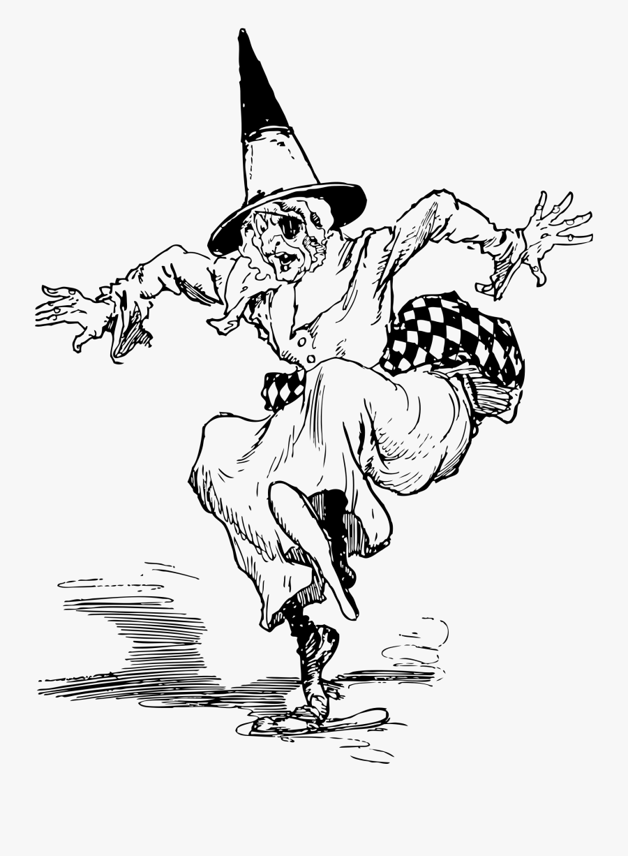 3 Drawing Witch - Wicked Witch Of The East Wizard, Transparent Clipart
