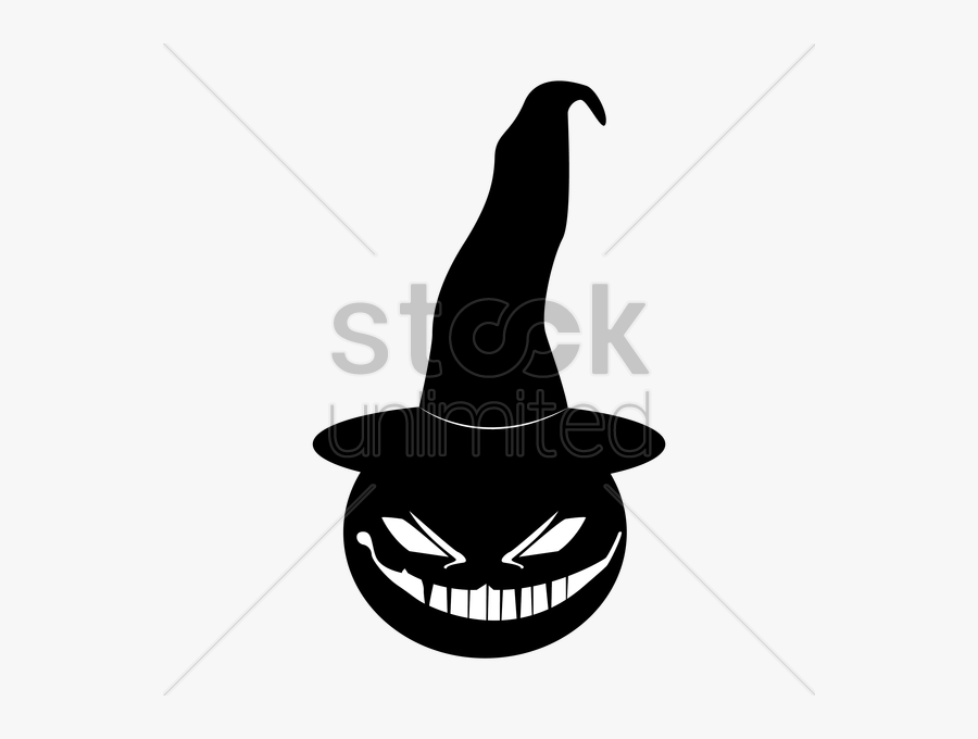 Wicked Pumpkin Clipart The Wicked Witch Of The West - Pumpkin With Witch Hat Silhouette, Transparent Clipart