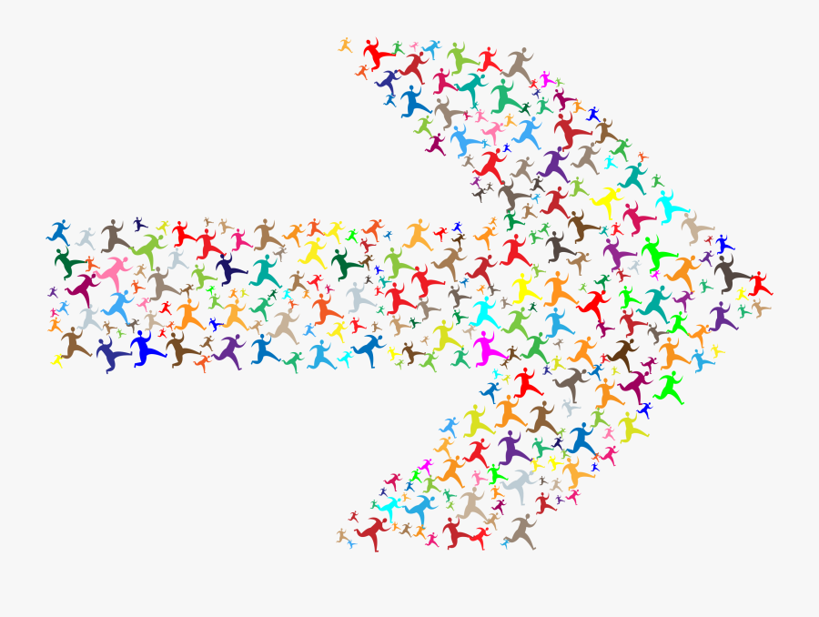 Clipart Arrow Colourful - Clip Art Colorful Arrow, Transparent Clipart