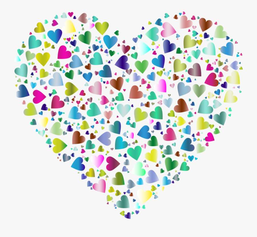 Heart Clipart Colorful, Transparent Clipart
