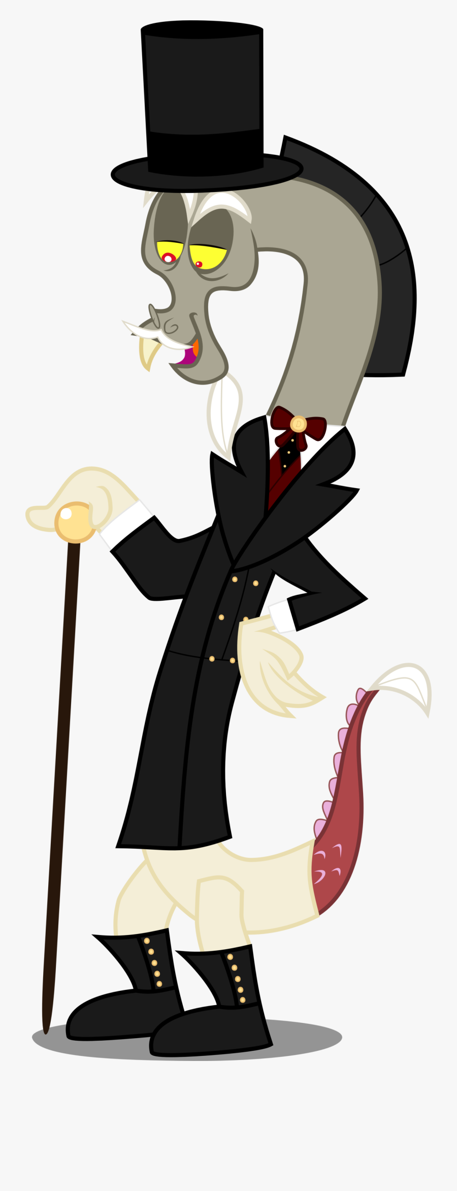 Jpg Stock Dirty Clipart Chaotic - Mlp Discord In A Suit, Transparent Clipart