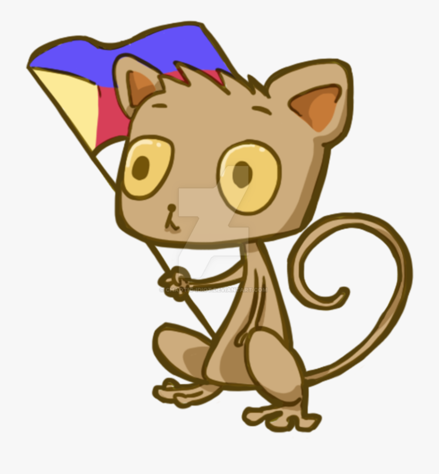 Nationalism Drawing Philippine - Tarsier Cartoon, Transparent Clipart