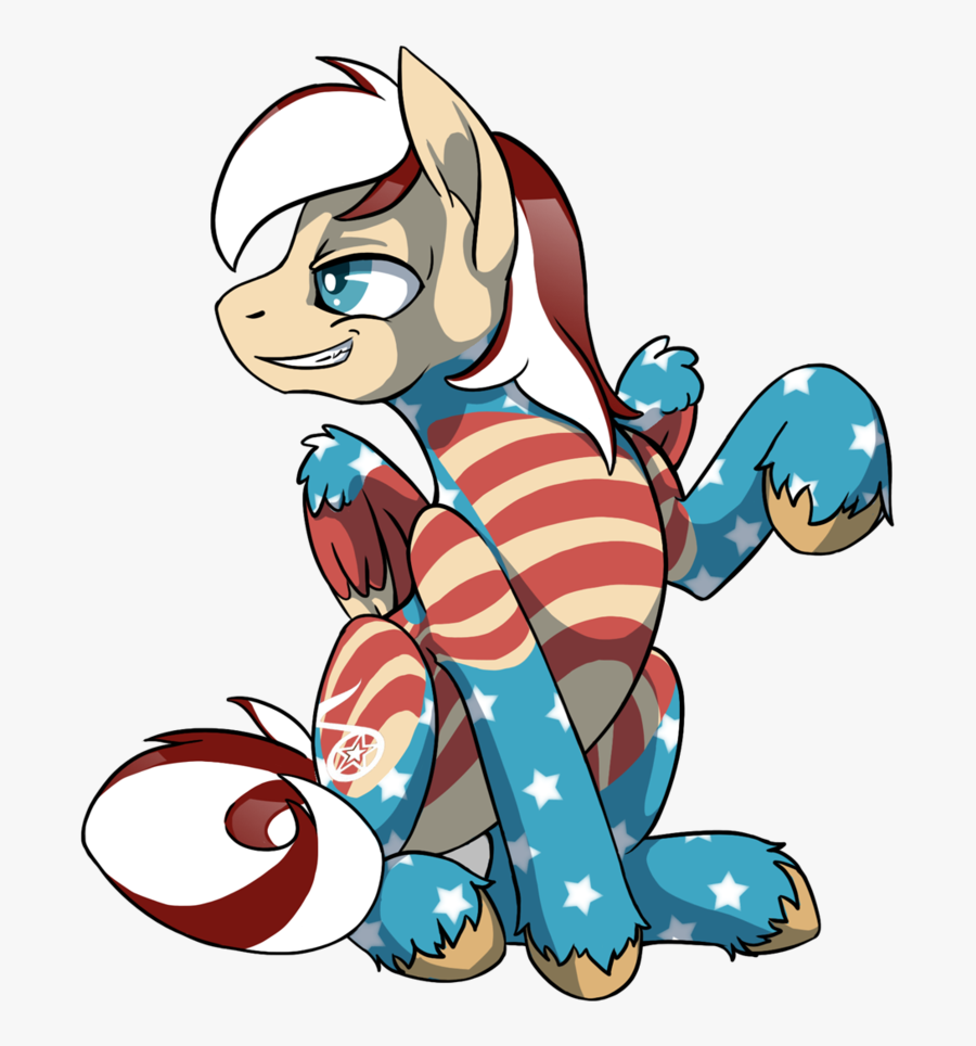 Pony Flag 9 6 By Ashley Arctic Fox - Cartoon, Transparent Clipart