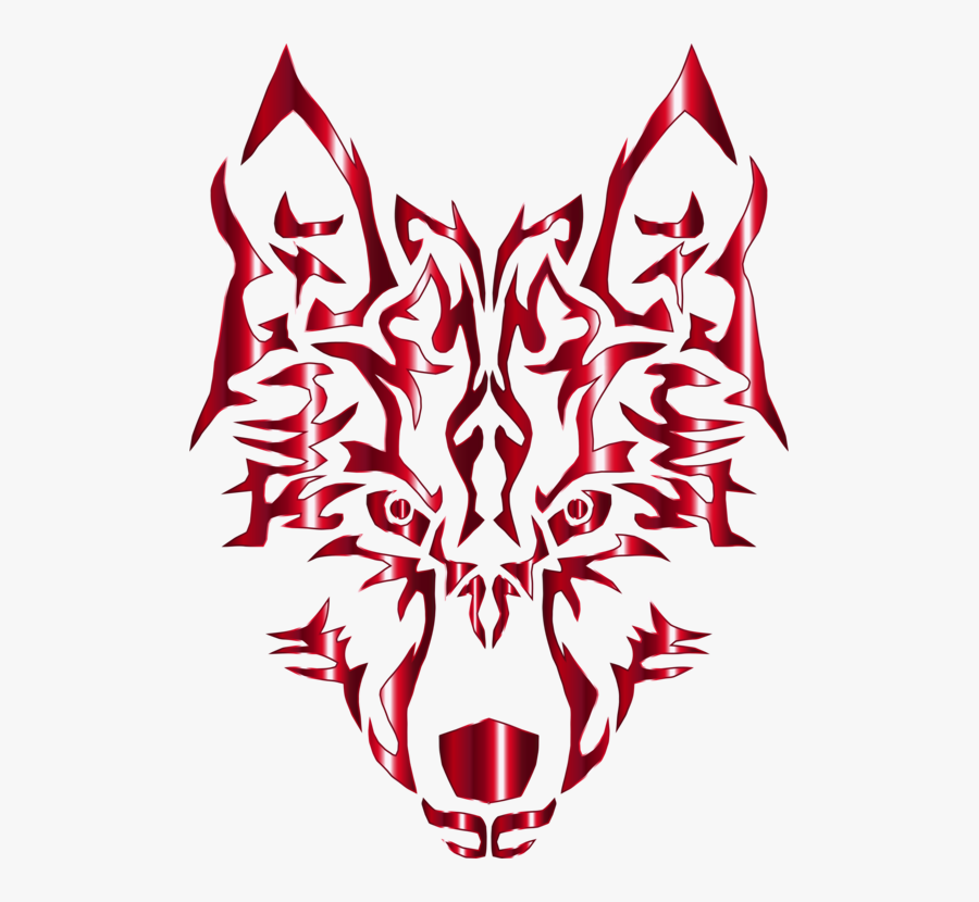 Head,art,symbol - Wolf Head Transparent Background, Transparent Clipart