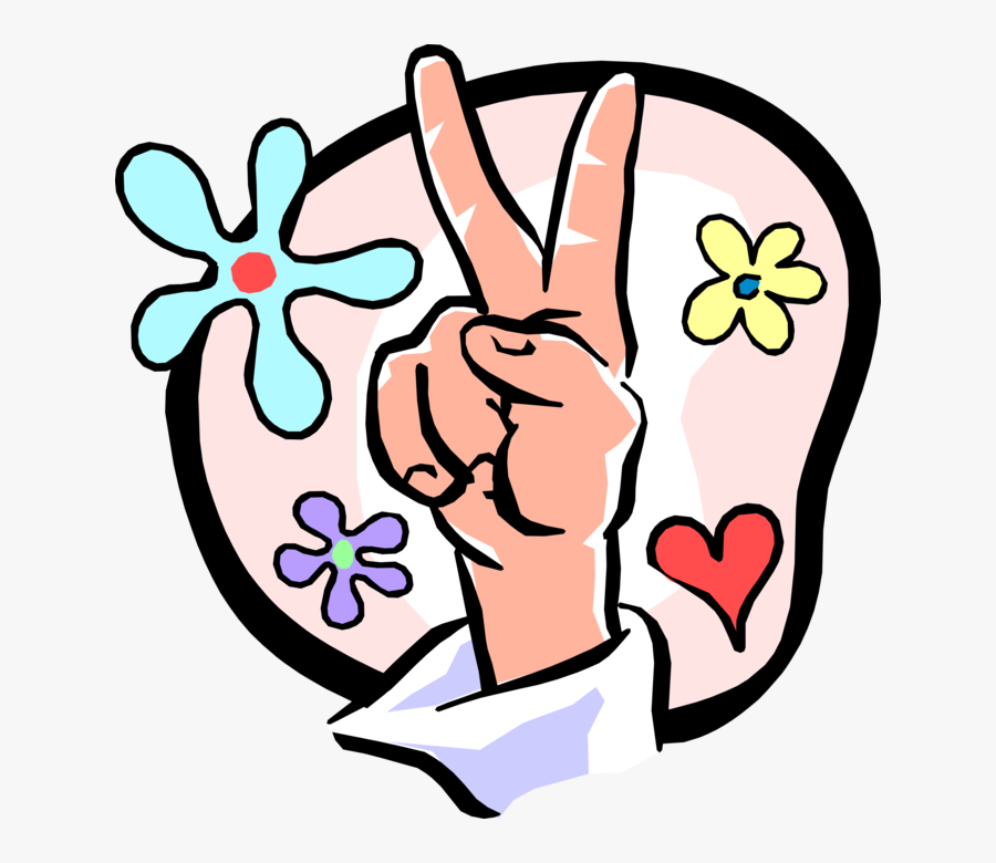 Transparent Peace Sign Hand Png - สู้ ๆ ชู สอง นิ้ว, Transparent Clipart