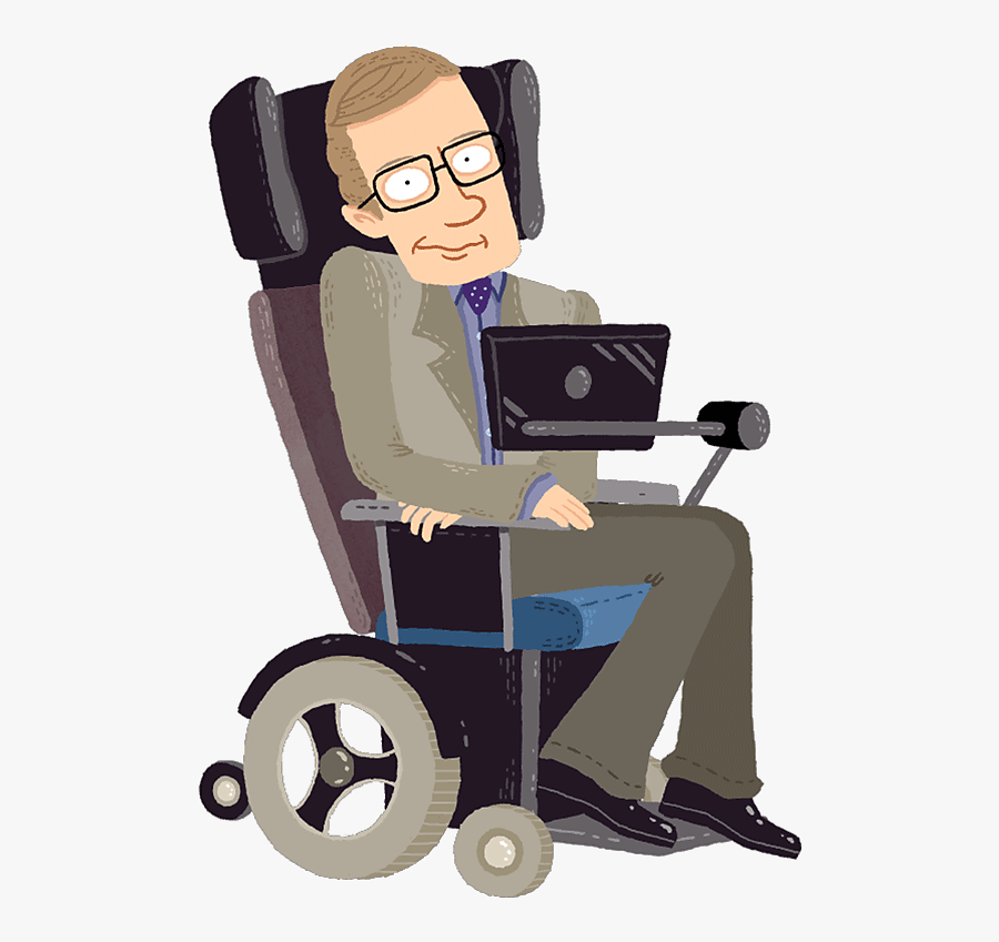 Professor Stephen Hawking Smiling - Stephen William Hawking Illustration, Transparent Clipart