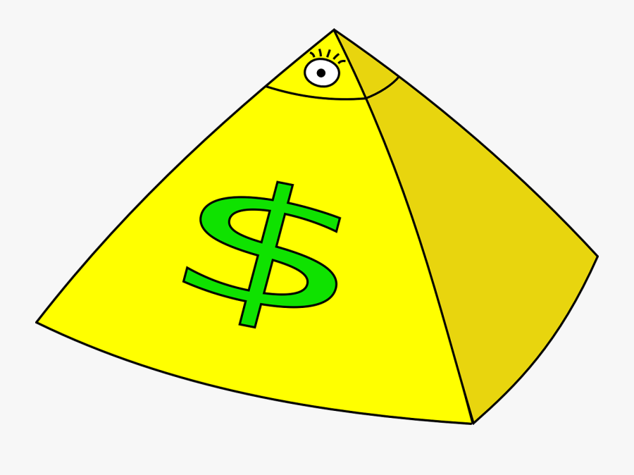 Capitalism Pyramid Dollar Free Picture - Draw Picture About Capitalism, Transparent Clipart