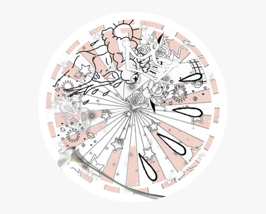 Messy - - - - Circle, Transparent Clipart