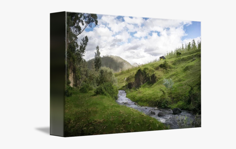 Transparent Pasture Clipart - Colline Ruisseau, Transparent Clipart