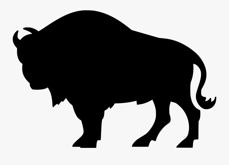 Svg Wild Pasture Free Image Icon Silh - Buffalo Clip Art, Transparent Clipart