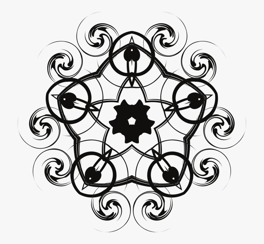Line Art,symmetry,area - Circle, Transparent Clipart