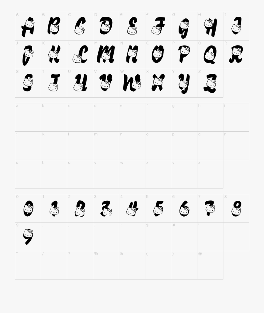 Hello Kitty Font - Dallas Stars Font, Transparent Clipart