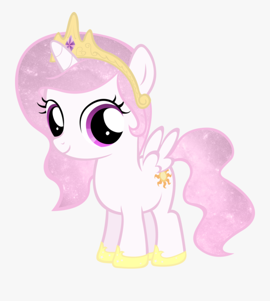 Mlp Princess Celestia Young, Transparent Clipart