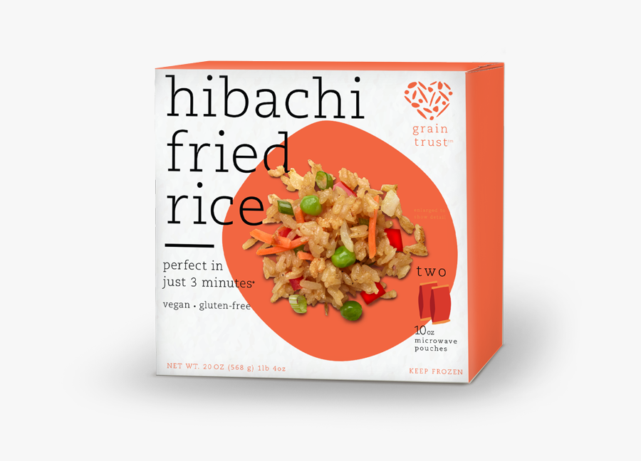 Transparent Fried Rice Png - Grain Trust Hibachi Fried Rice, Transparent Clipart