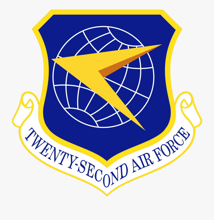 Twenty-second Air Force - 14th Air Force Logo, Transparent Clipart