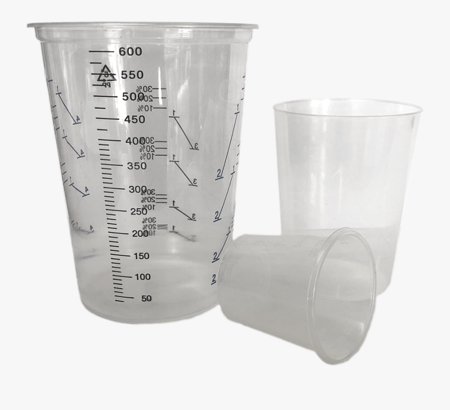 Measuring Cup - Plastic, Transparent Clipart