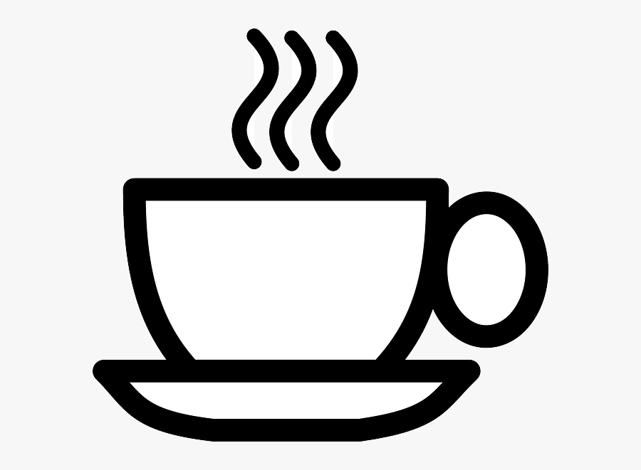 Transparent Coffee Cup Top Png - Coffee Clipart Black And White , Fre...