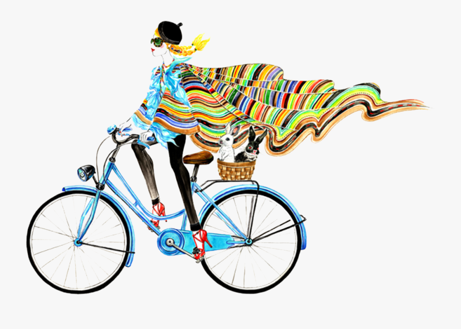 Drawing Bike Bicycle Handlebar - Tricou Personalizat Cu Bicicleta, Transparent Clipart