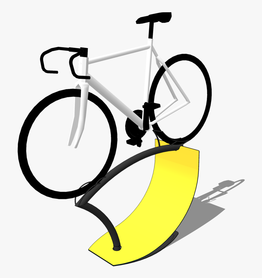 This Unique And Quirky Stand Elevates Bikes To Eye-level - Road Bicycle, Transparent Clipart