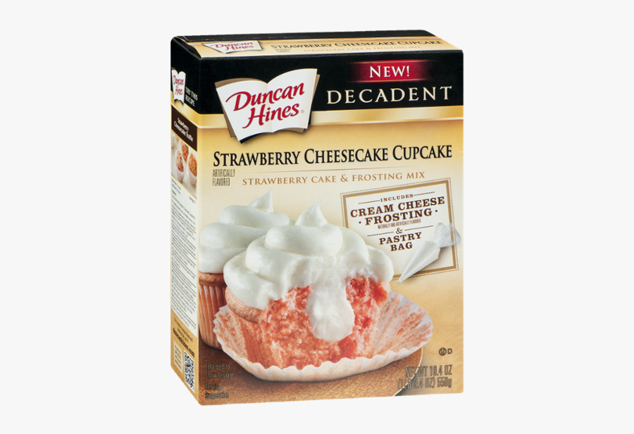 Duncan Hines Strawberry Cupcake Mix, Transparent Clipart