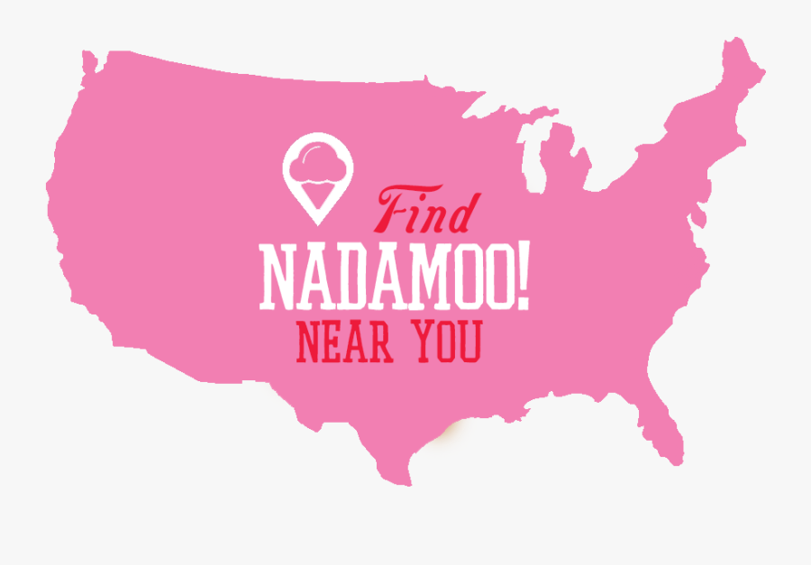 Find Nadamoo Near You - Animated Map Of Us, Transparent Clipart