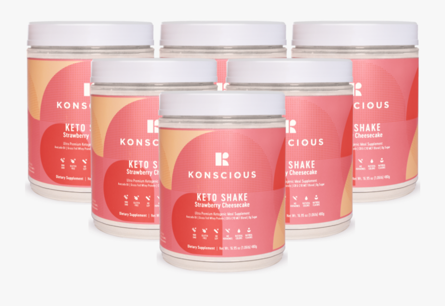 Strawberry Cheesecake Keto Shake - Cosmetics, Transparent Clipart