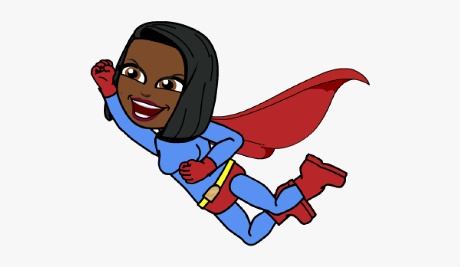 Clip Art Images Mrs - Bitmoji Superhero, Transparent Clipart