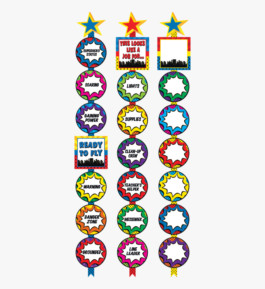 Superhero Ready Reminders Teacher Created Resources - Teacher Created Resources Superhero Ready Reminders, Transparent Clipart