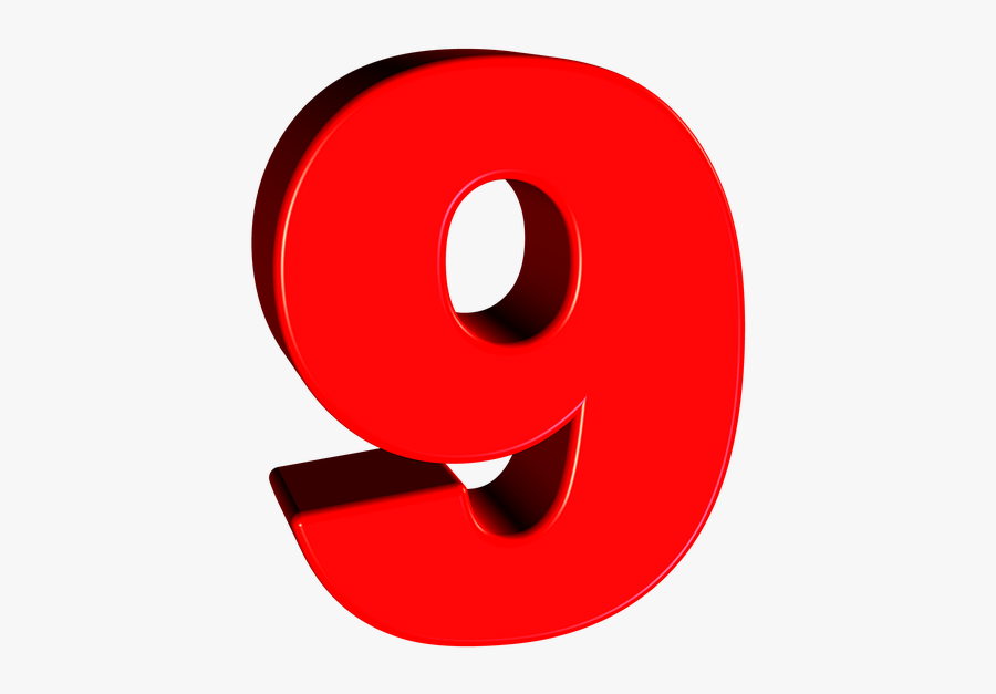 Clip - Number 9 Transparent Background, Transparent Clipart
