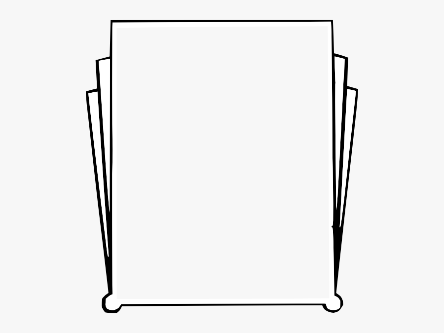 Art Deco Page Borders, Transparent Clipart