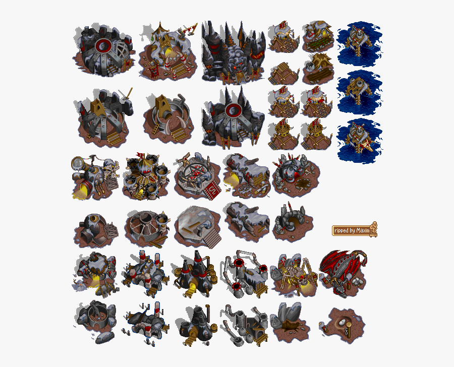 Transparent Orc Png - Warcraft 2 Horde Buildings, Transparent Clipart