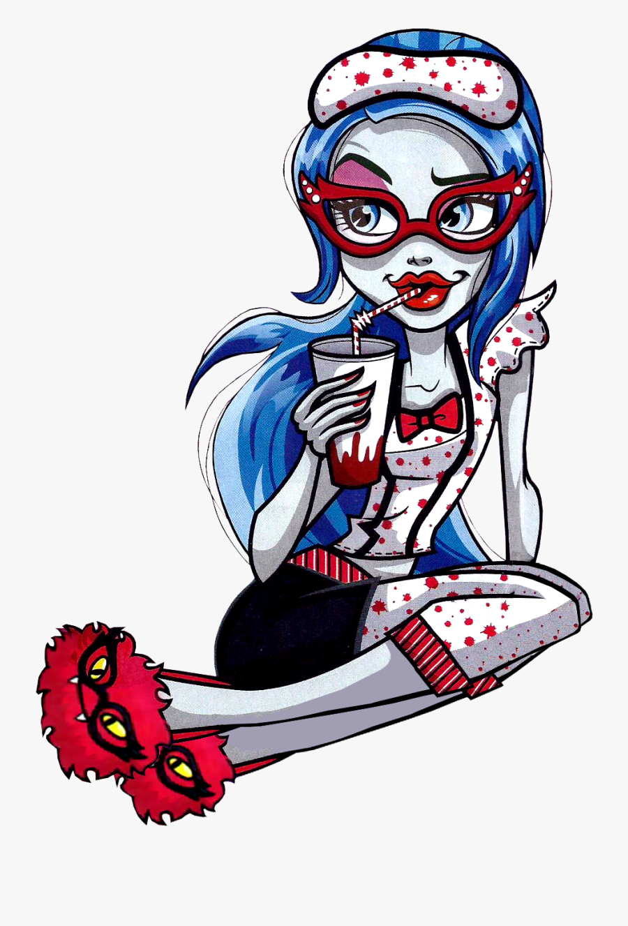 Coffin Clipart Monster High - Monster High Ghoulia Dead Tired, Transparent Clipart