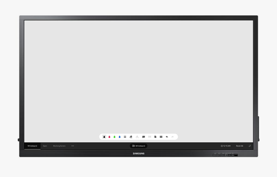 Click Image To Learn More - Samsung Qb75h-tr Commercial Display, Transparent Clipart