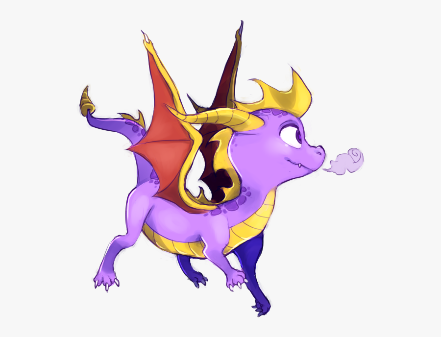 Orbs Clipart Cool Dragon - Spyro Fan Art Fly, Transparent Clipart