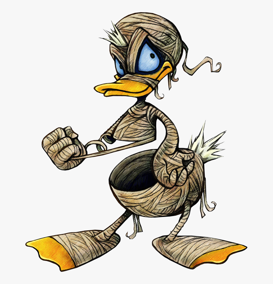 Duck Clip Mum - Kingdom Hearts Halloween Town Donald, Transparent Clipart