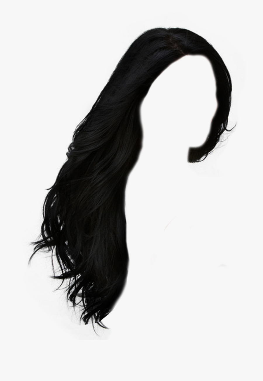 Hair Transplantation Human Hair Color - Black Long Hair Png, Transparent Clipart