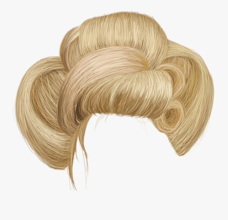 Yellow Hair Png - Wig, Transparent Clipart