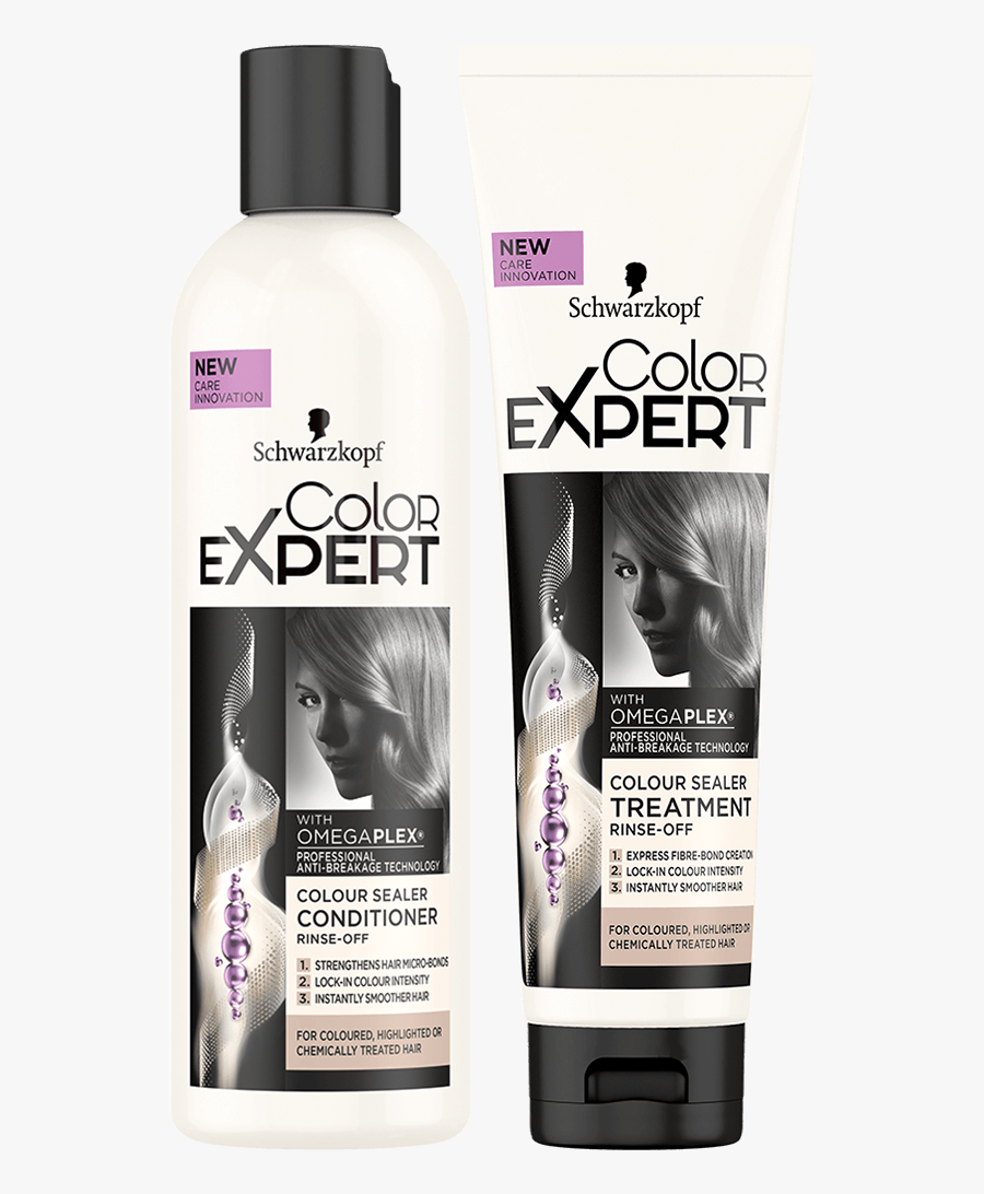 Shampoo Clipart Greasy Hair - Schwarzkopf Color Expert Omegaplex, Transparent Clipart