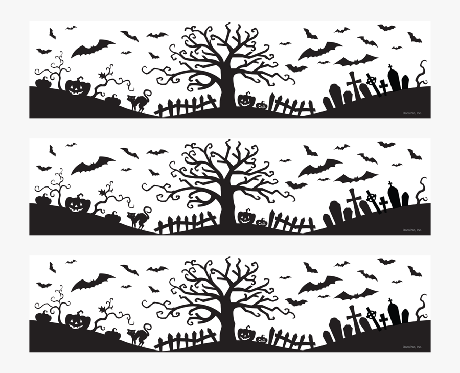 Spooky Silhouette, Transparent Clipart