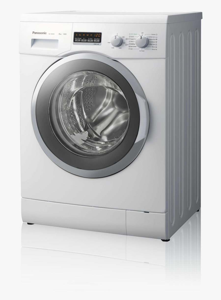 Panasonic 7kg Washing Machine 1200 Spin Speed - Panasonic Na 107 Washing Machine, Transparent Clipart