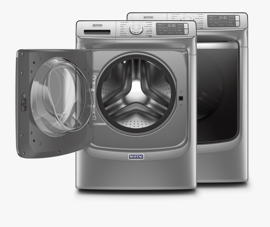 Washers & Dryers - Maytag Front Load Washer, Transparent Clipart