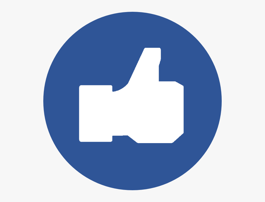 Facebook Like Icon Png - Navy Blue Youtube Logo, Transparent Clipart