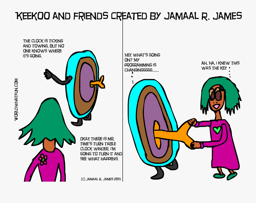 Keekoo And Friends Comic Strip Created By Jamaal R - Best Friends Words, Transparent Clipart