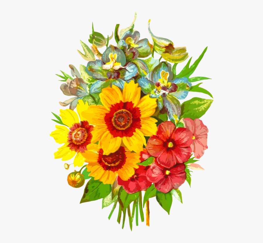 Pixabay Flower Vector, Transparent Clipart