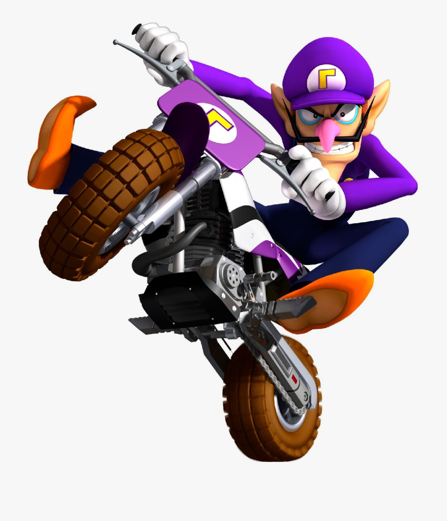 Transparent Mario Cart Png - Mario Kart Wii Waluigi, Transparent Clipart